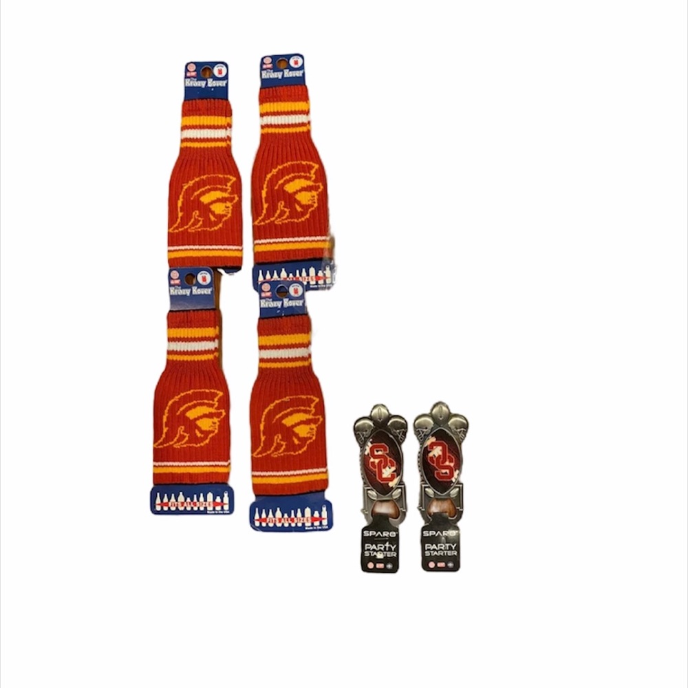 6 piece USC Trojans Beer Set
